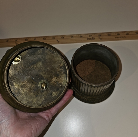 Vintage Brass Money Trinket Box - Picture 13 of 13